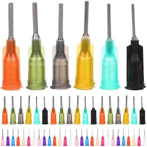 60 Pcs Liquid Dispensing Needles Glue Dispenser Tip Bottle