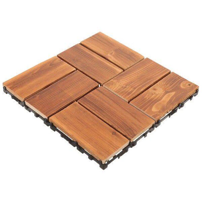 Thicken Outdoor Tiles Flooring for outside Patio Wooden