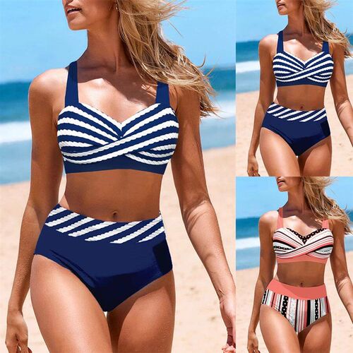 Womens New Swimsuit Tankini 2-piece Set Regular Swimsuit 2-