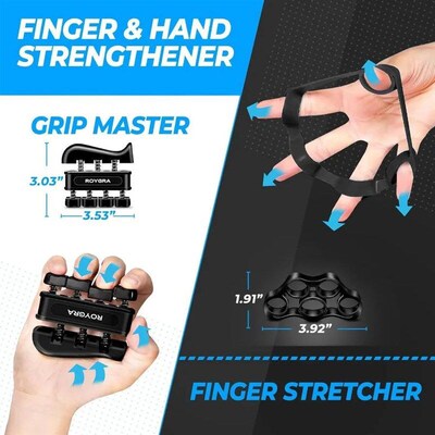 Grip Strength Trainer 5 Pack Forearm Strengthener Exerciser