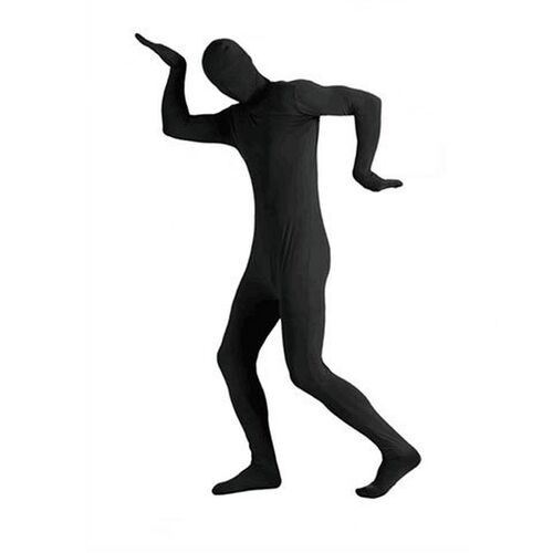 Fashion  Party Stage  Props Invisible Man Black Clothes    B