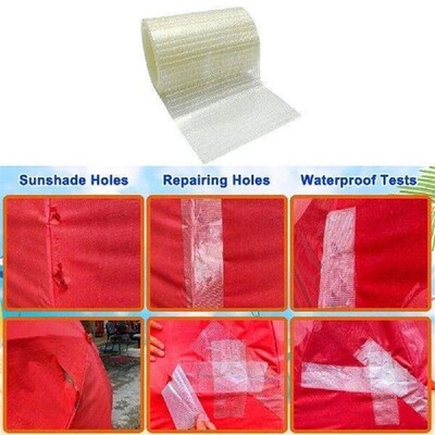 Waterproof Adhesive Tent Repair Tape Transparent Strong