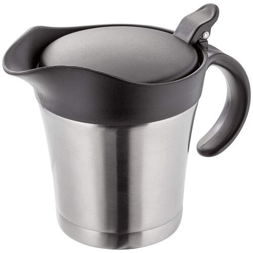 Stainless Steel Jam Pot Double Layer Juice Dispenser Steak J