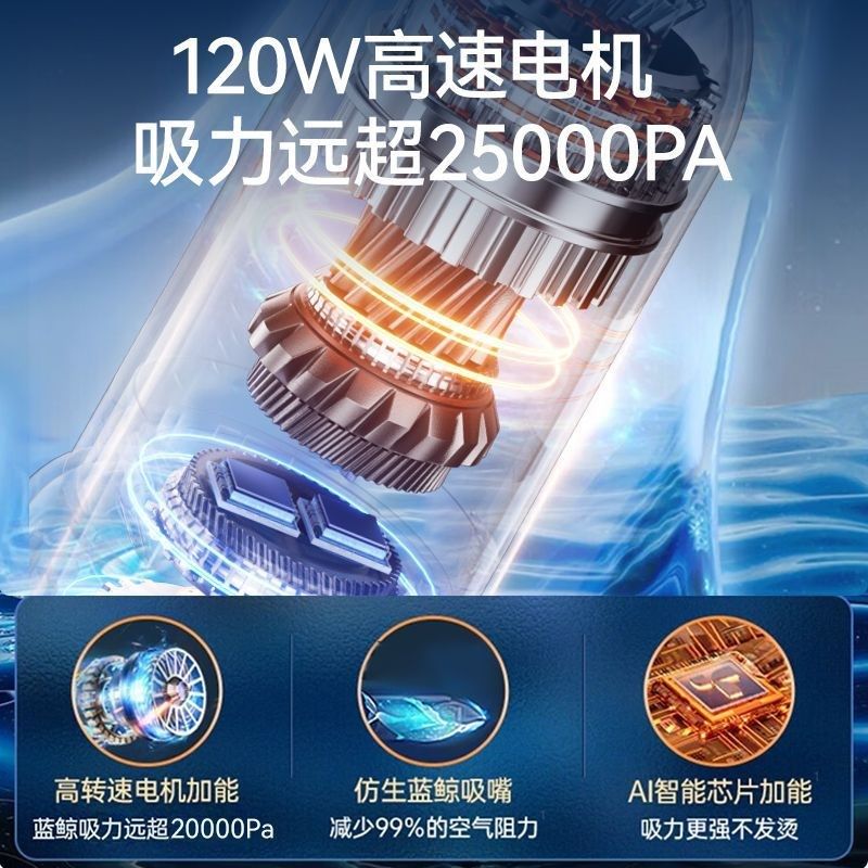 高强力吹吸一体机车载吸尘器大功率无线小型车家两用强力手持吹吸,生活电器,随手吸/便携吸尘器,淘宝优惠券,粉丝福利购,淘宝优惠卷