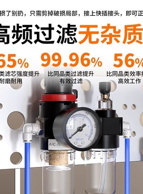 空压机调压油水分离器带自动排水fc2000气压调节气源处理器