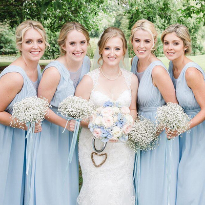 20cm White Gypsophila Artificial Flowers Wedding DIY Bouquet
