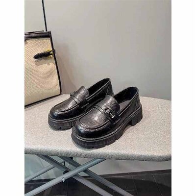 Uncle MJ ~ Platform Heel Loafers Women British Sle New