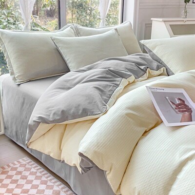 Four-piece Bed Sheet Quilt ver Student Dormitory Three-piece
