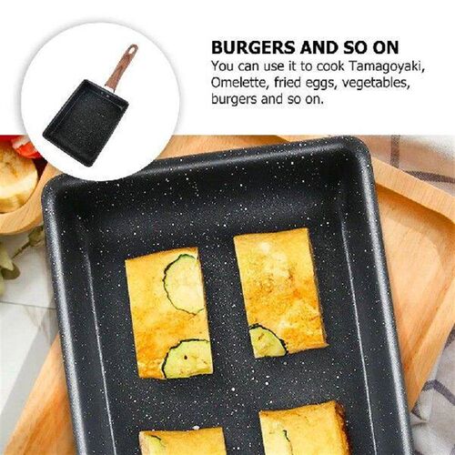 Nonstick Frying Tamagoyaki Pan Japanese Omelette Square Egg