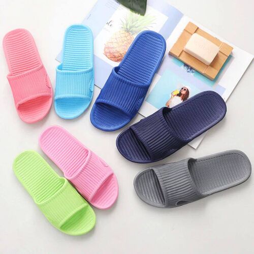 Men Indoor Home Slippers Summer Non-Slip Light Hotel Shoes