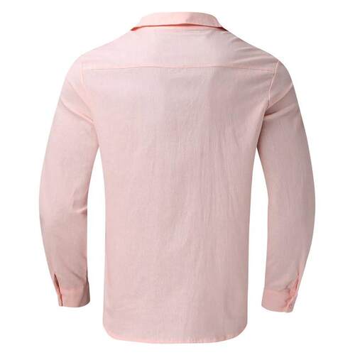 Hot Male Summer Plus Size Shirt Solid Casual Oversized Loose