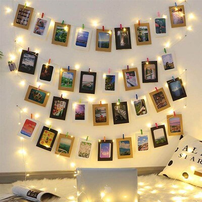 2M/5M/10M Photo Clip USB LED String Lights Fairy Light照片墙