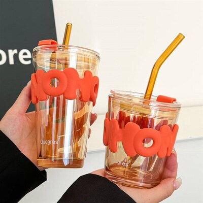 Internet Celebrity Letter Cup Ins Style High-looking Glass W