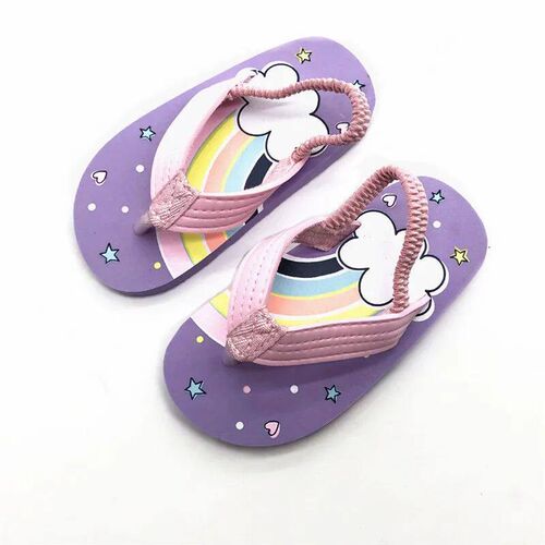 Toddler Flip Flops Shoes Little Kid Sandals with Back Strap
