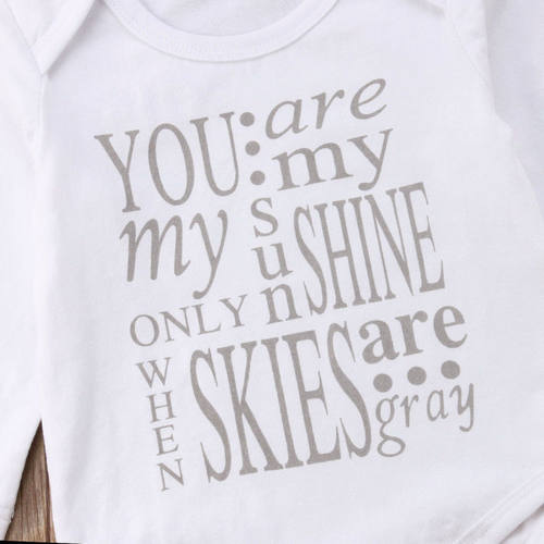 Citgeett sPRING Newborn Baby Girls Clothes Tops Sunshine Rom