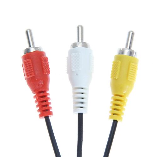 1.8m 6FT AV TV RCA Game Video Cable for Nintendo NGC/N64/SF