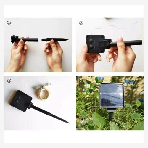 Solar light outdoor courtyard LED lights string lights decor