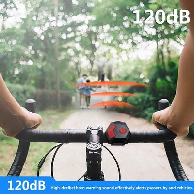 120dB Bicycle Horn Loud Electric Bike Bell With Warning Soun