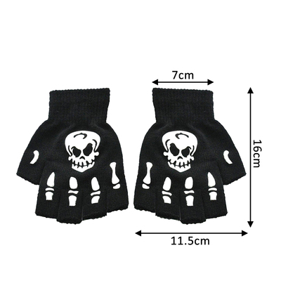 Halloween Supplies Luminous Gloves for Winter Hand Warmer No