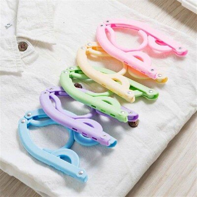 Portable Travel Clothes Hanger Folding Hangers Space Saving