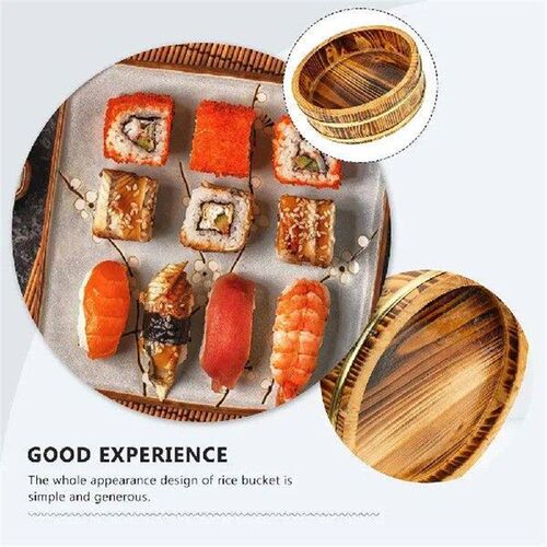 Sushi Rice Bowl Bucket Storage Container with Lid