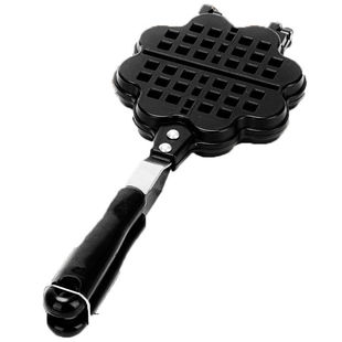 家用燃气式面锅爱心华夫饼模具蛋糕机烘焙磨具不粘心型早餐锅