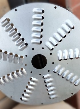 圆形切草机锰钢刀片 电动刨丝机刀片 手摇切丝机不锈钢刀片
