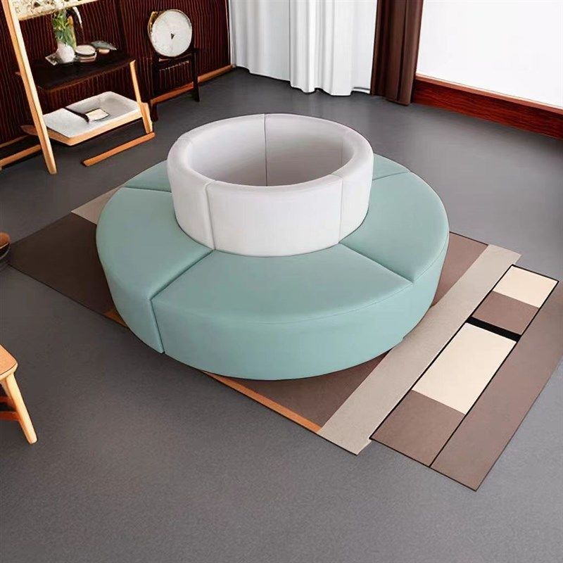 早教幼儿园医院银行大厅休息等候区绕圆柱软包沙发凳创意圆形卡座,商业/办公家具,商用休闲沙发,淘宝优惠券,粉丝福利购,淘宝优惠卷