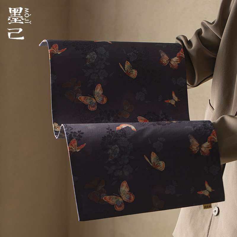 墨己棱织布艺茶席茶道配件创意复古茶桌隔热桌旗长款加厚茶席桌布,3C数码配件,其它配件,淘宝优惠券,粉丝福利购,淘宝优惠卷