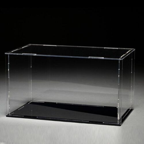 Acrylic Black Base Dustproof Clear Display Show Case for 1/1