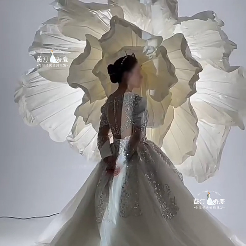 婚礼背景大型纸花巨型美塑花褶皱纸艺圆形花婚庆舞台装饰摄影道具,节庆用品/礼品,婚庆绢花,淘宝优惠券,粉丝福利购,淘宝优惠卷