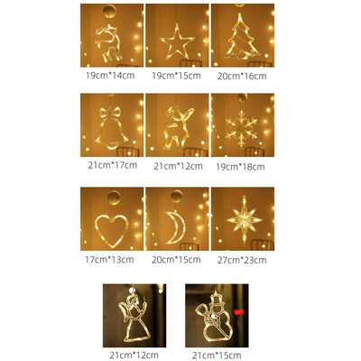 Christmas Ornaments Hanging LED Lights Bedroom Decoration Ch