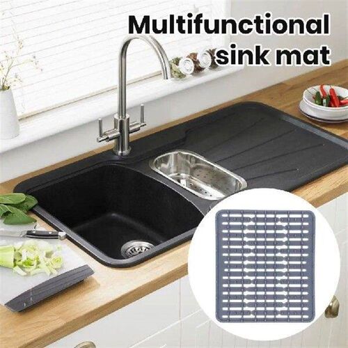 Kitchen Sink Mat Non-slip Sink Mat Versatile Silicone Sink