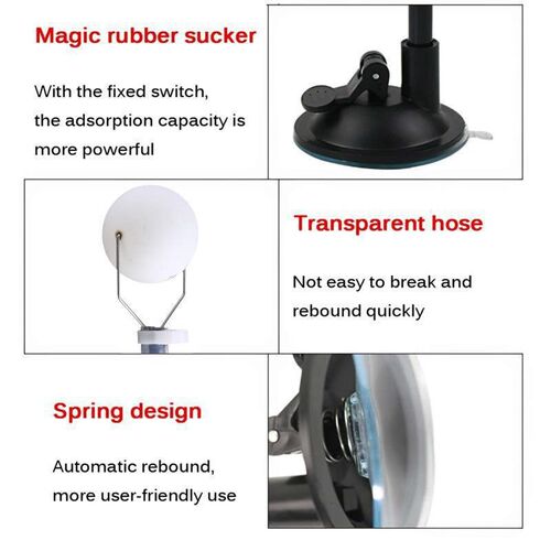 2022 New Pingpong Ball Table Tennis Trainer with Suction 跨