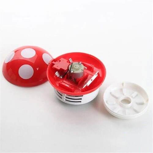 ABKO-Red Handheld Mushroom Mini Desktop Cleaner For Dust