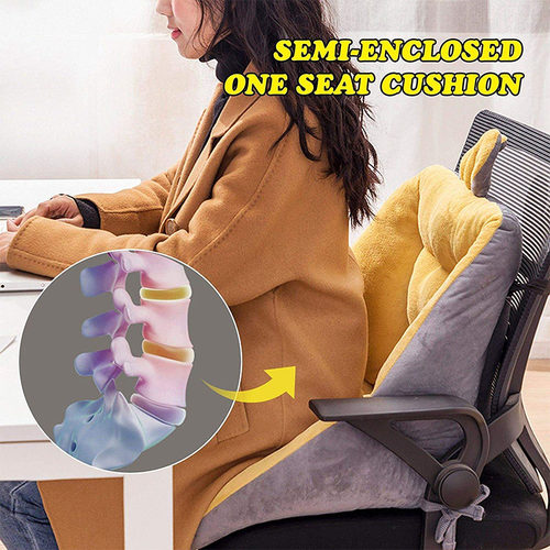 Comfort Semi-Enclosed One Seat Cushion for Office Chair Pain