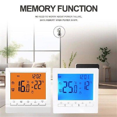 Lcd Display Thermoregulator Programmable Wireless Room
