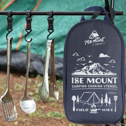 Camping Cookware Set Camp Kitchen Travel Utensils 9pcs