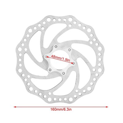Disc Bike Brake Rotor Disc Mountain Bike 160mm Threaded Hubs