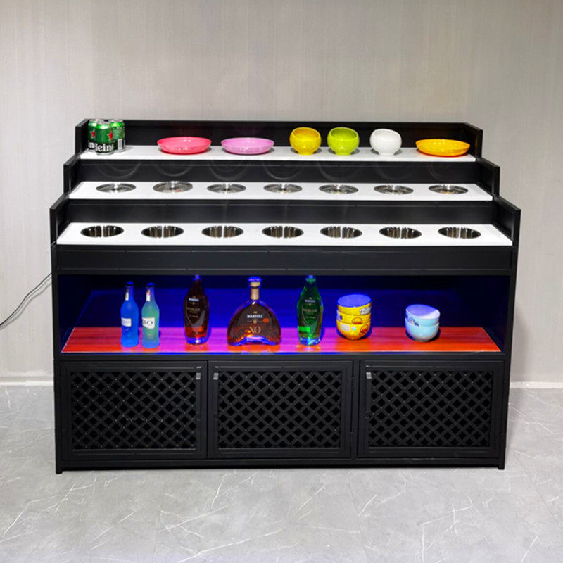 铁艺自助串串香火锅店调料台烤肉店调味台酱料台小料柜碗柜佐料台