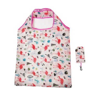Reuable Shopping Bag Nylon Foldable Grocery Bag Creative Eco