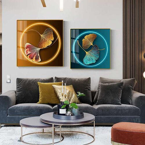 Nordic Light Luxury Living Room Decorative Painting Modern S