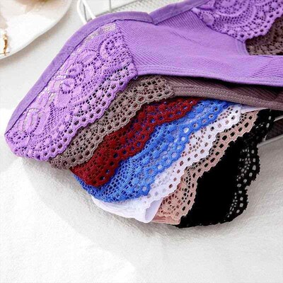 3PCS/Set Women Cotton G-string S-XL Lingerie Panties Thongs