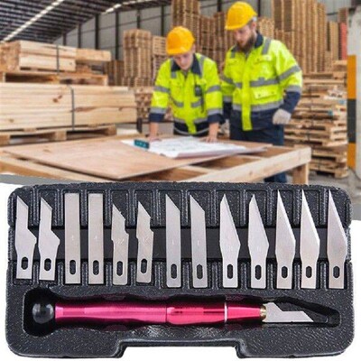14 In 1 SK5 DIY Cutter Knives Set Ergonomic Design Art