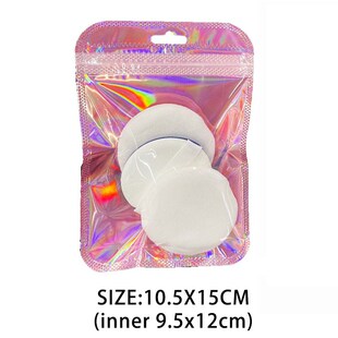 50pcs Iridescent Self Sealing OPP Bags Pouches Laser Iridesc