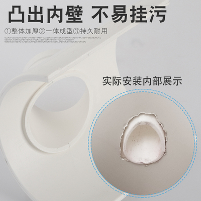 PVC/75排水管加厚开口斜三通配件110三通变径空调滴水哈夫节