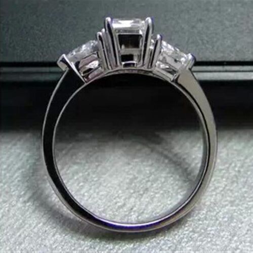 TR239 Luxury NSCD Synthetic  Gem Hot Celebrity Engagement Ri