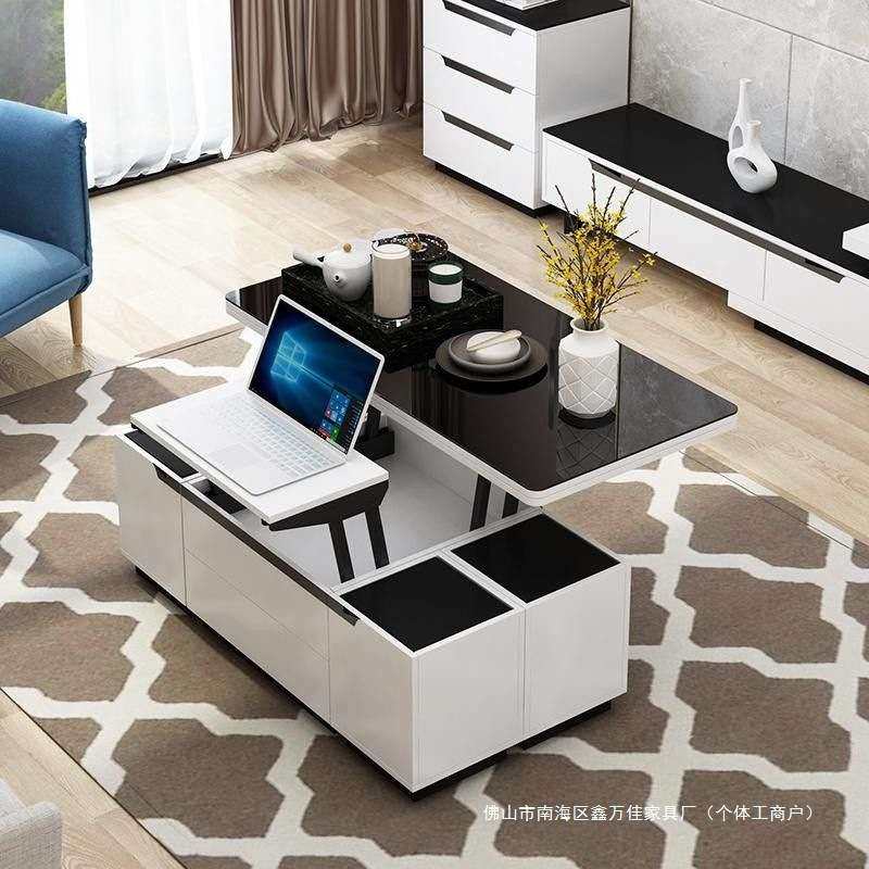 多功能升降茶几餐桌两用一体式可折叠简约现代客厅小户型茶几组合,3C数码配件,其它配件,淘宝优惠券,粉丝福利购,淘宝优惠卷