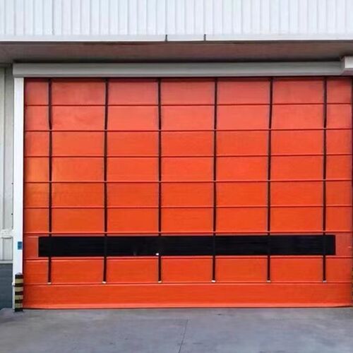 PVC快速堆积门厂房门自动无尘车间卷闸门卷帘门抗风pvc电动厂家