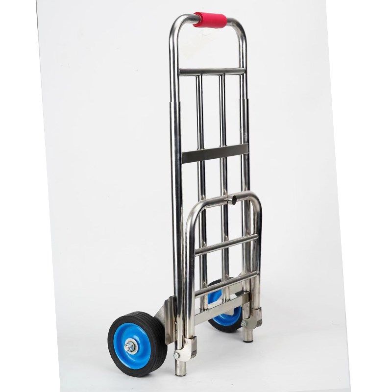 不锈钢手拉车折叠便携小拉车小拖车拉杆车购物车买菜车行李车拉货,收纳整理,便携购物车,淘宝优惠券,粉丝福利购,淘宝优惠卷